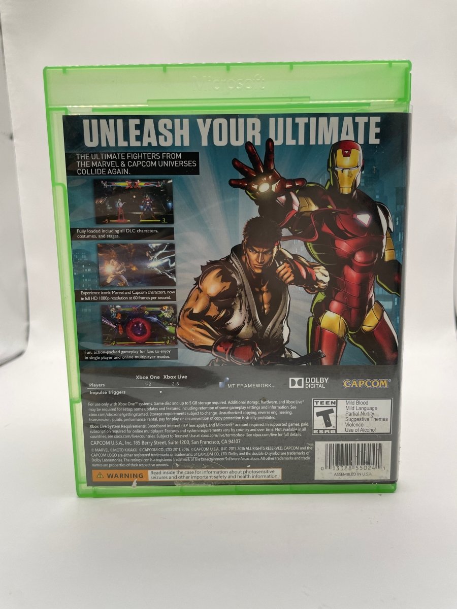 Ultimate Marvel vs Capcom 3 CL01 (CIB) Xbox One