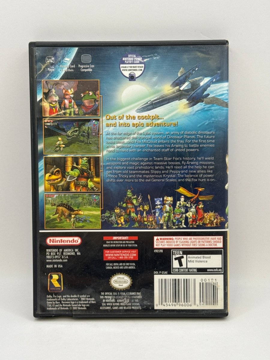 Star Fox Adventures - Player’s Choice CL01 (CIB) Nintendo GameCube