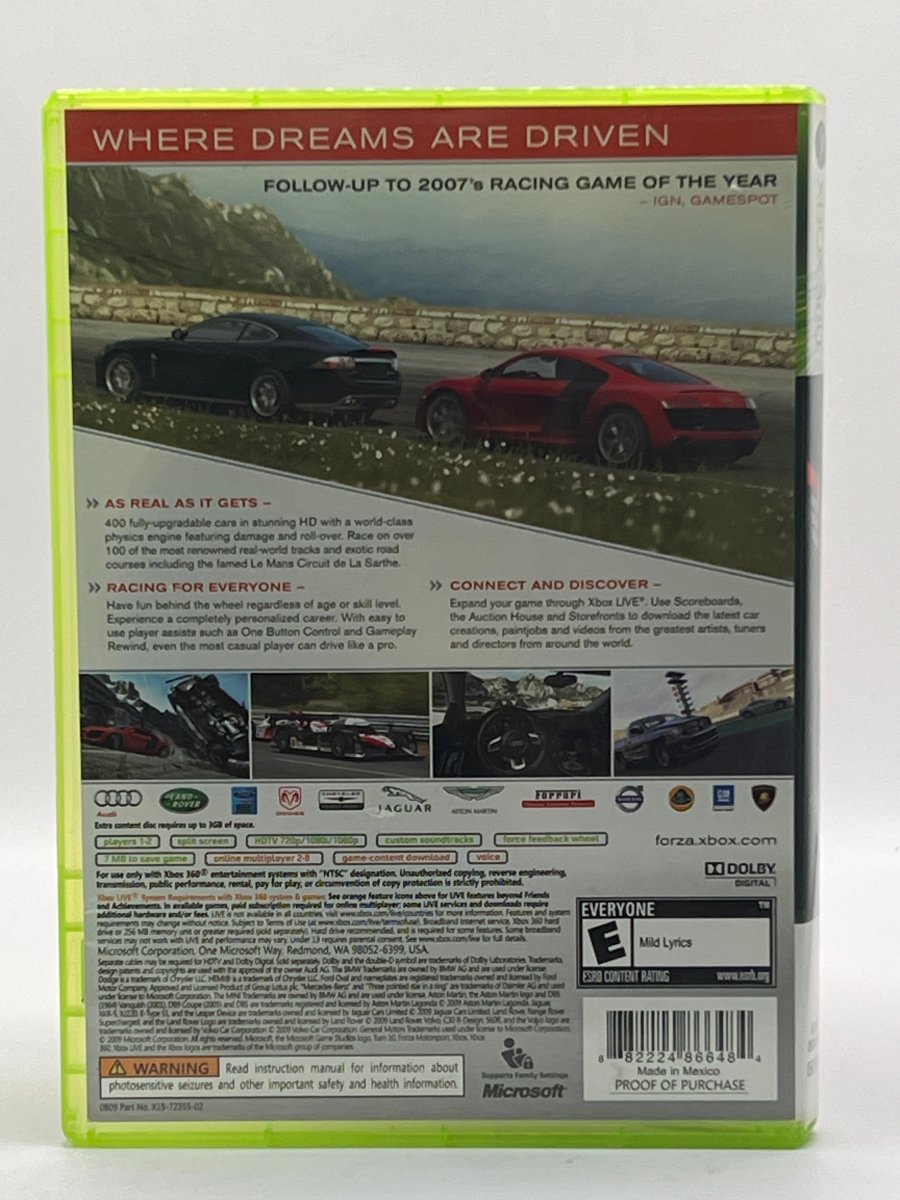 Forza Motorsport 3 CL02 (CIB) Xbox 360
