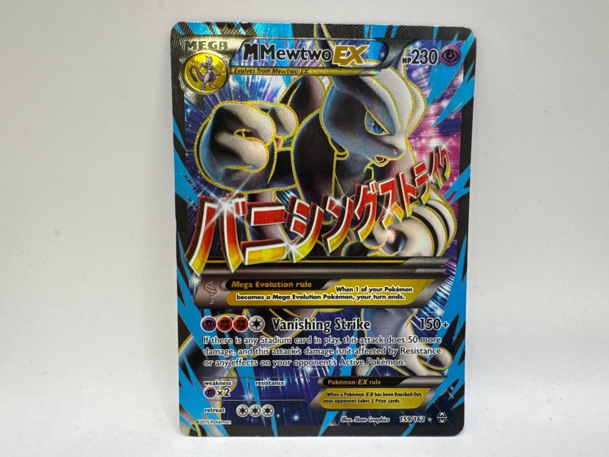 M Mewtwo EX 159/162 (Damaged) CL01 Pokemon