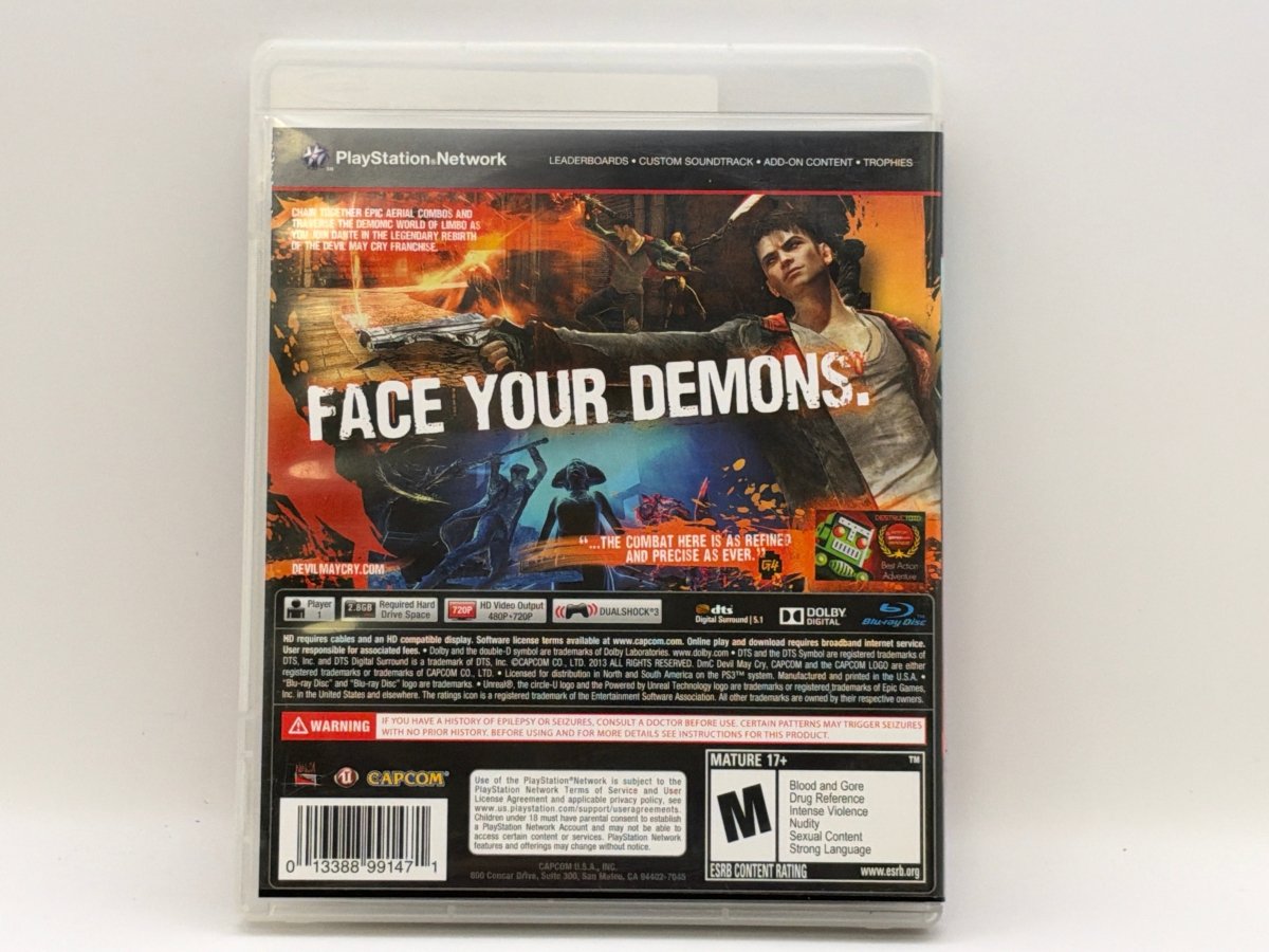 DMC: Devil May Cry CL01 (CIB) Playstation 3