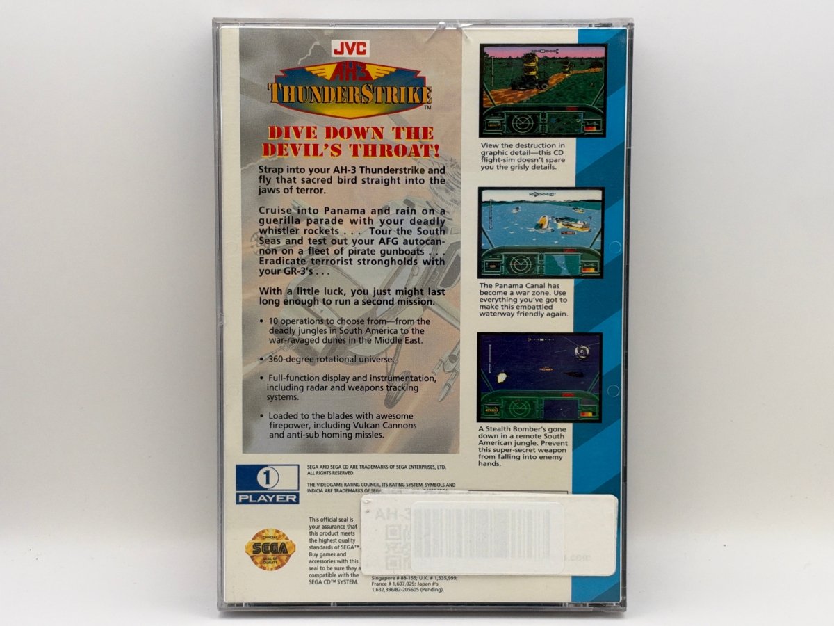 AH-3 Thunderstrike CL01 (CIB) Sega CD