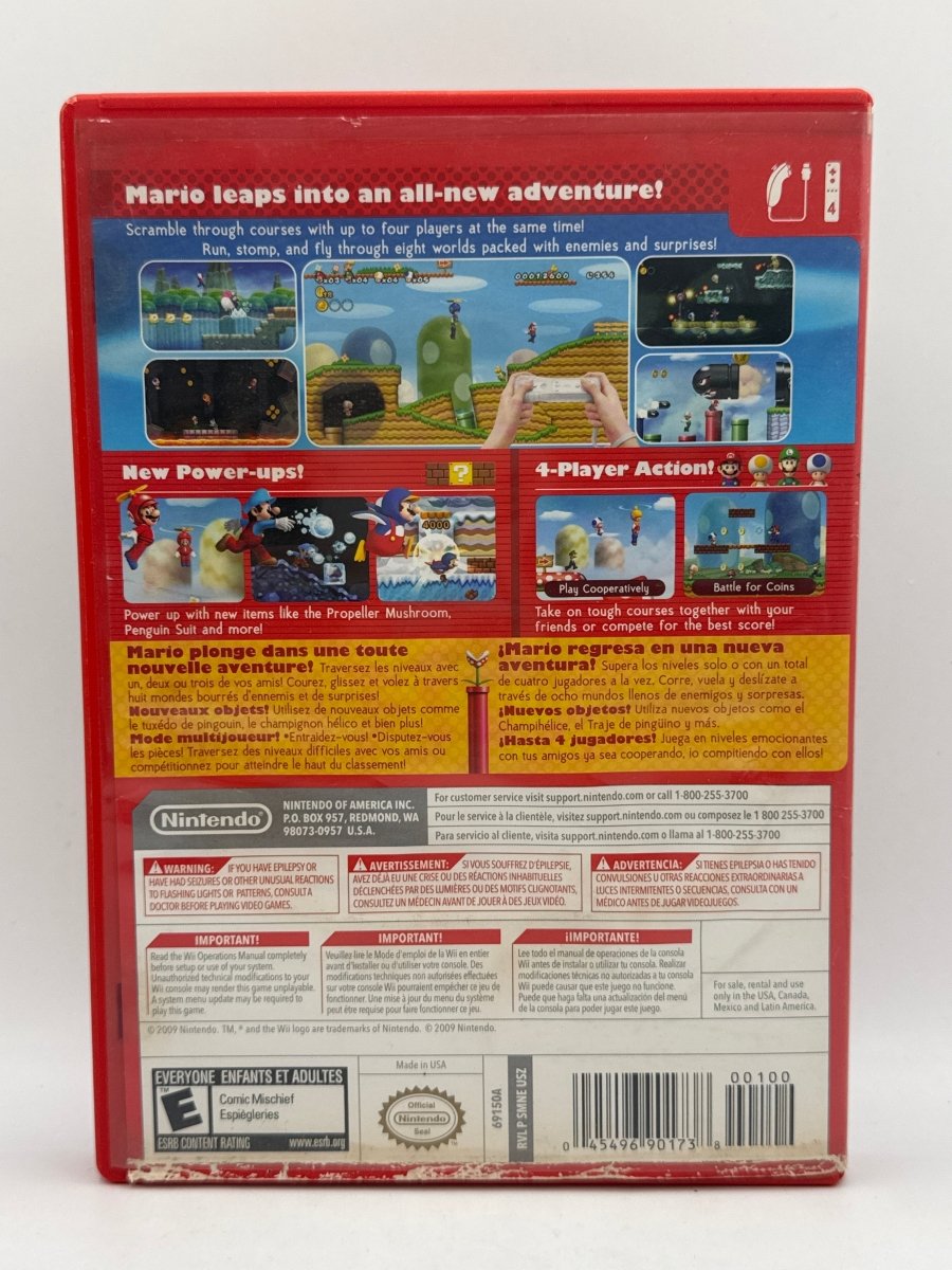 New Super Mario Bros. Wii CL04 (CIB) Nintendo Wii