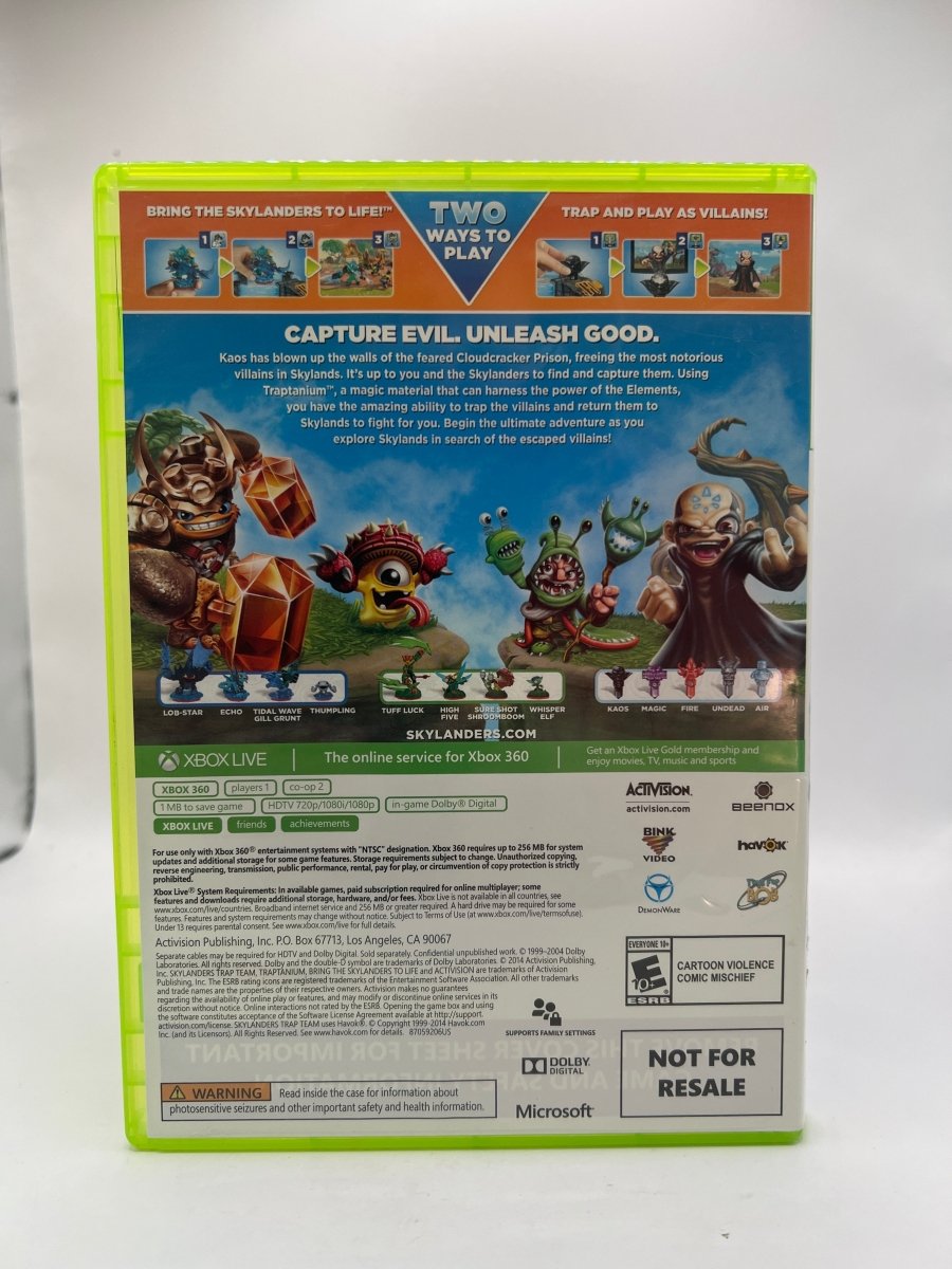 Skylanders: Trap Team CL02 (CIB) Xbox 360