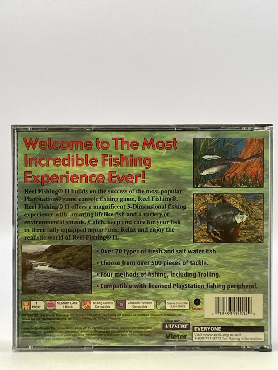 Reel Fishing II CL02 (Missing Manual) Playstation One
