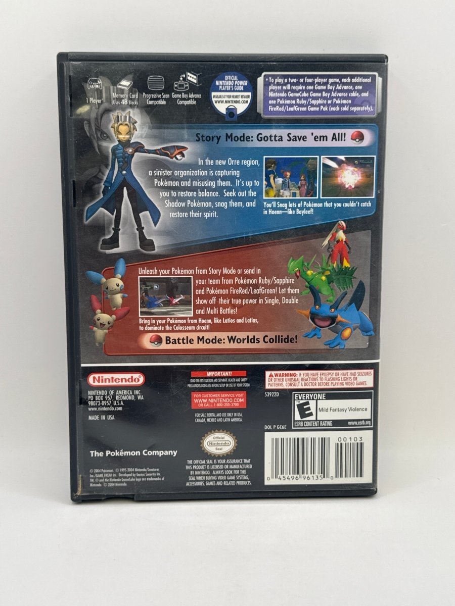Pokemon Colosseum Player’s Choice Best Seller CL01 (CIB) Nintendo GameCube