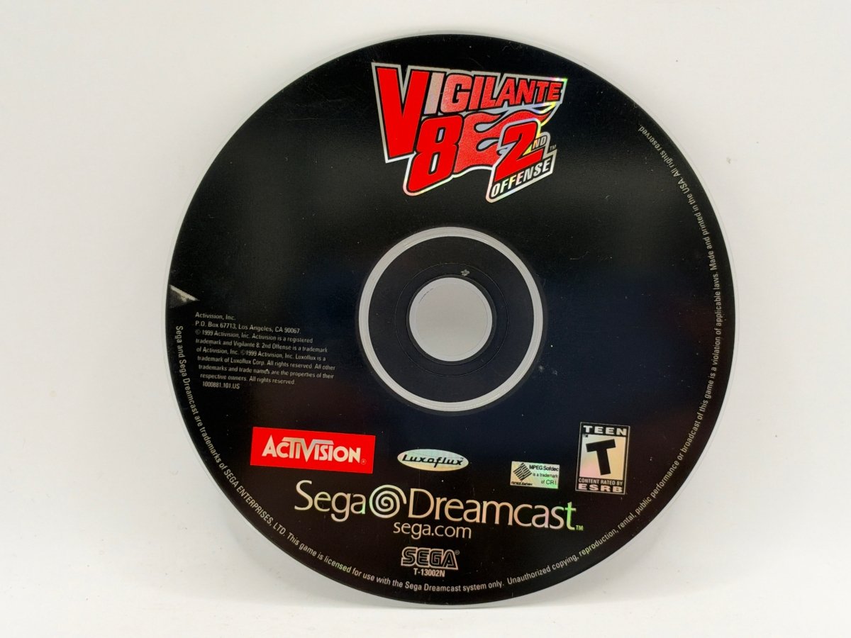 Vigilante 8 2nd Offense CL01 (Disc Only) Sega Dreamcast