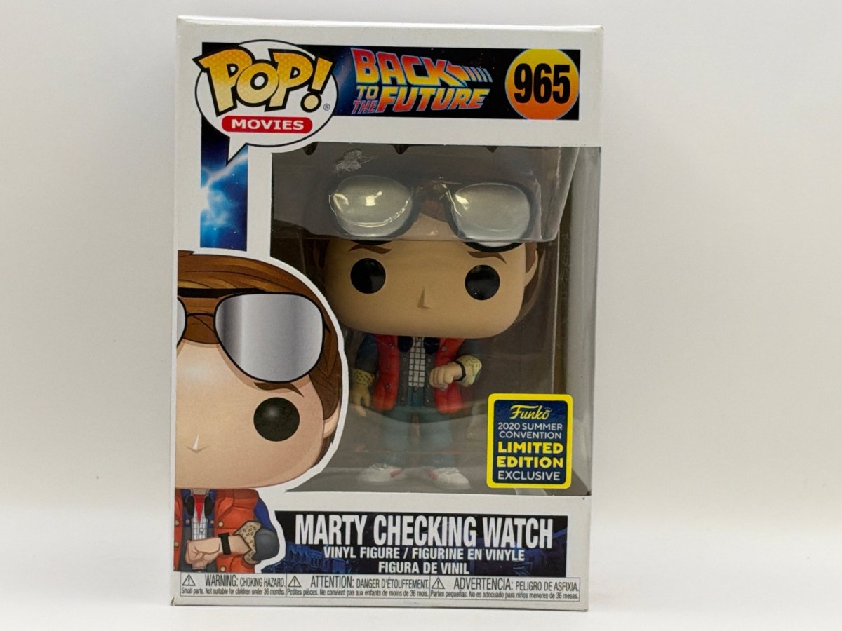 Back to the Future: Marty Checking Watch - 2020 Summer Convention Exclusive #965  Funko Pop