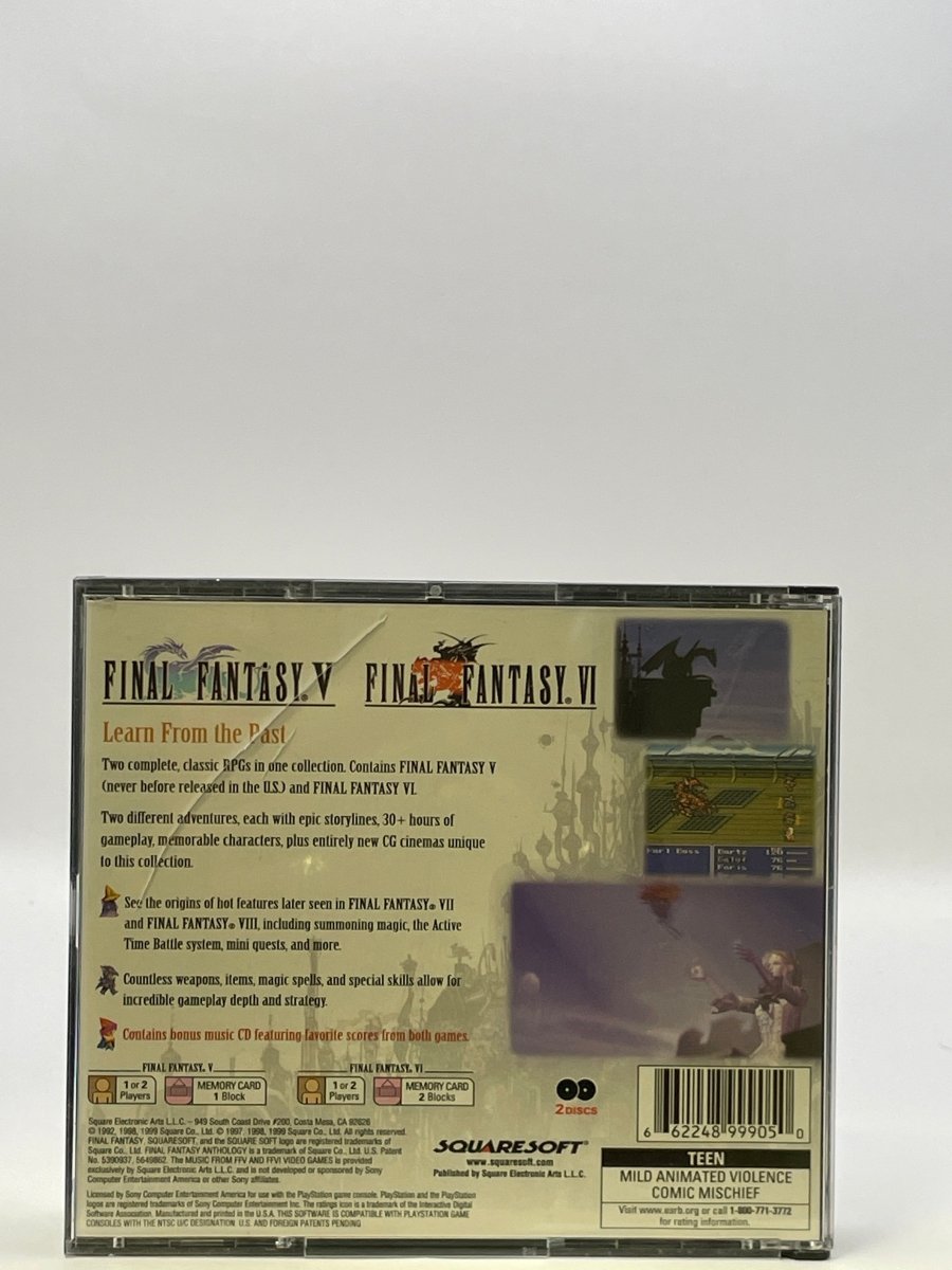 Final Fantasy Anthology CL01 (CIB) Playstation One