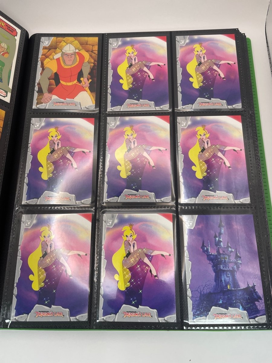 Fleer 1983 & 2024 Cardsmith Dragon's Lair Scratch Off Cards & Stickers Lot