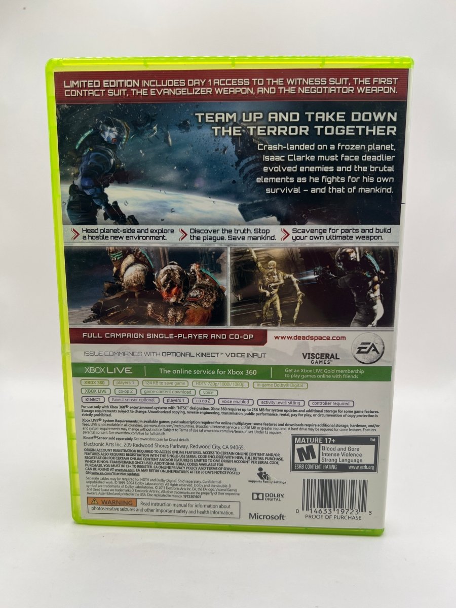 Dead Space 3 [Limited Edition] CL03 (CIB) Xbox 360