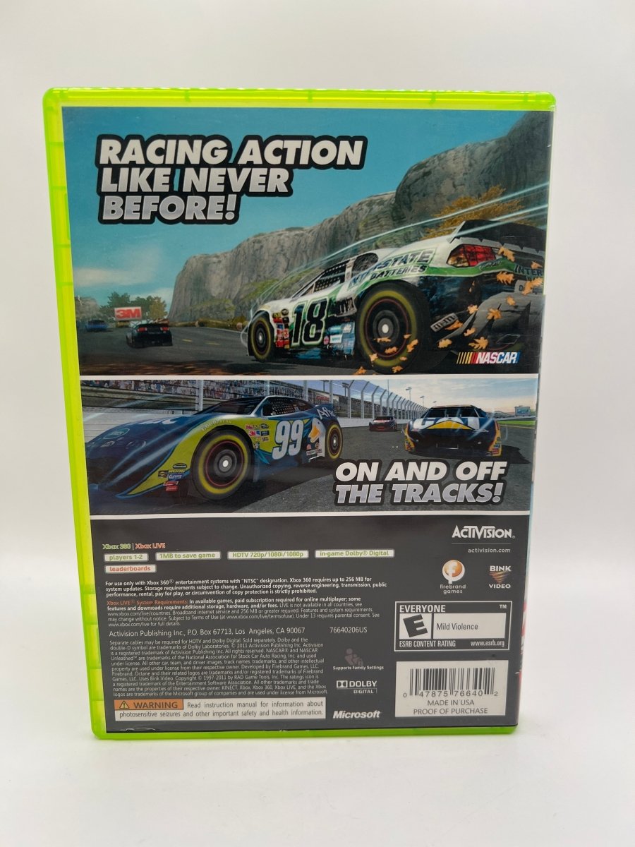 NASCAR Unleashed CL01 (CIB) Xbox 360