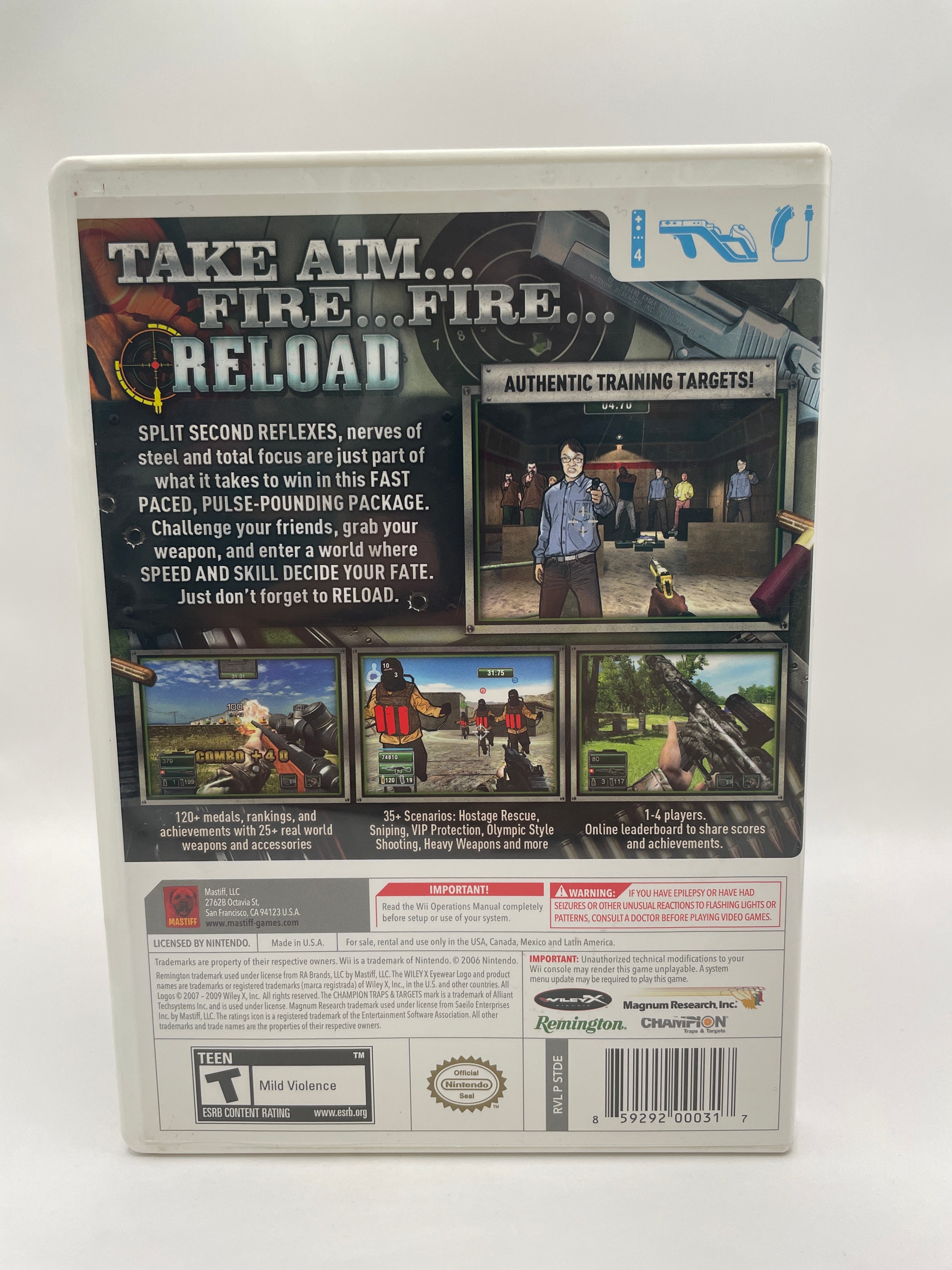Reload Target Down CL01 (CIB) Nintendo Wii