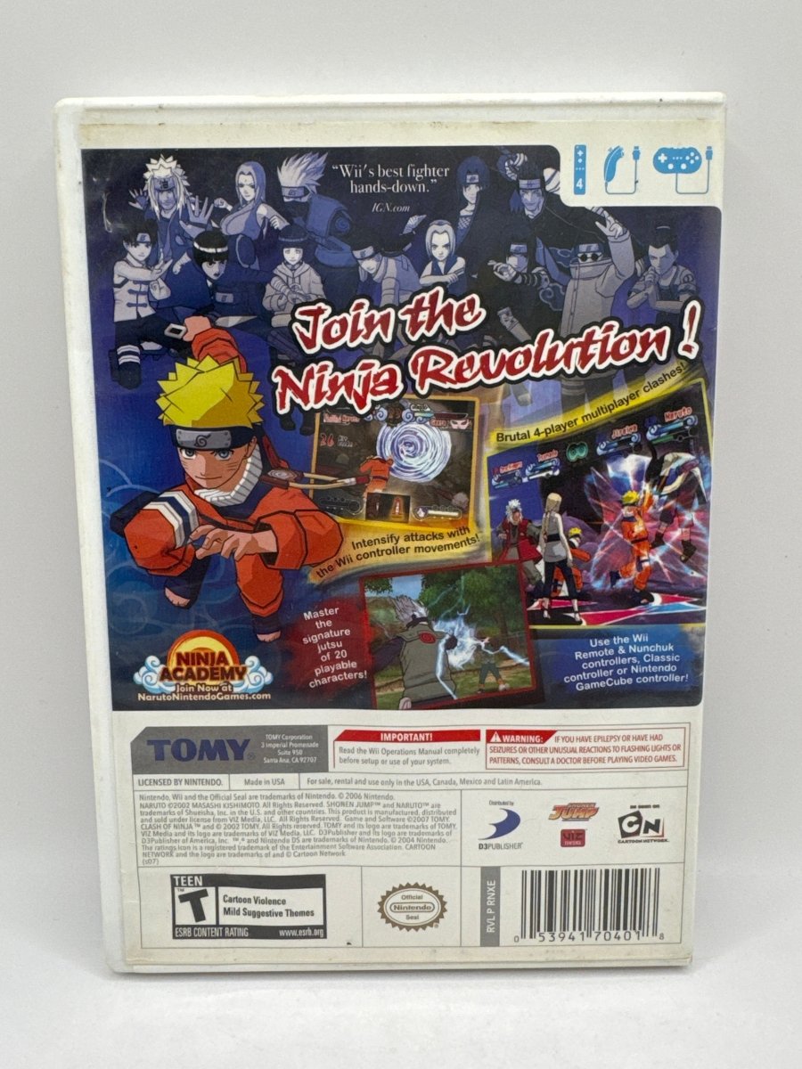 Naruto Clash Of Ninja Revolution CL02 (CIB) Nintendo Wii