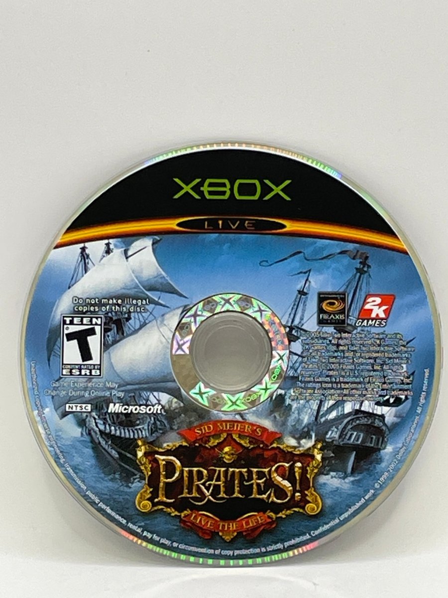 Sid Meiers Pirates Live the Life CL01 (Loose Disc) Original Xbox