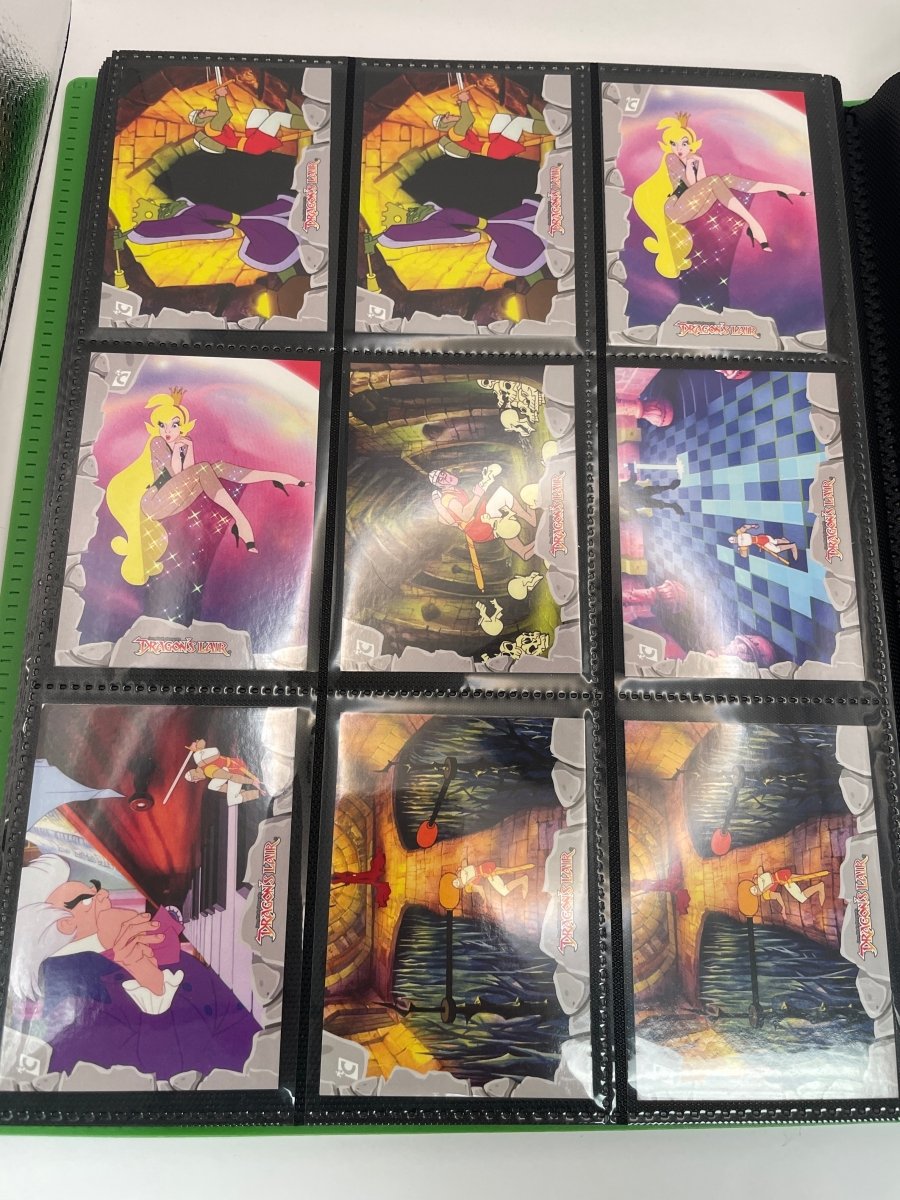 Fleer 1983 & 2024 Cardsmith Dragon's Lair Scratch Off Cards & Stickers Lot