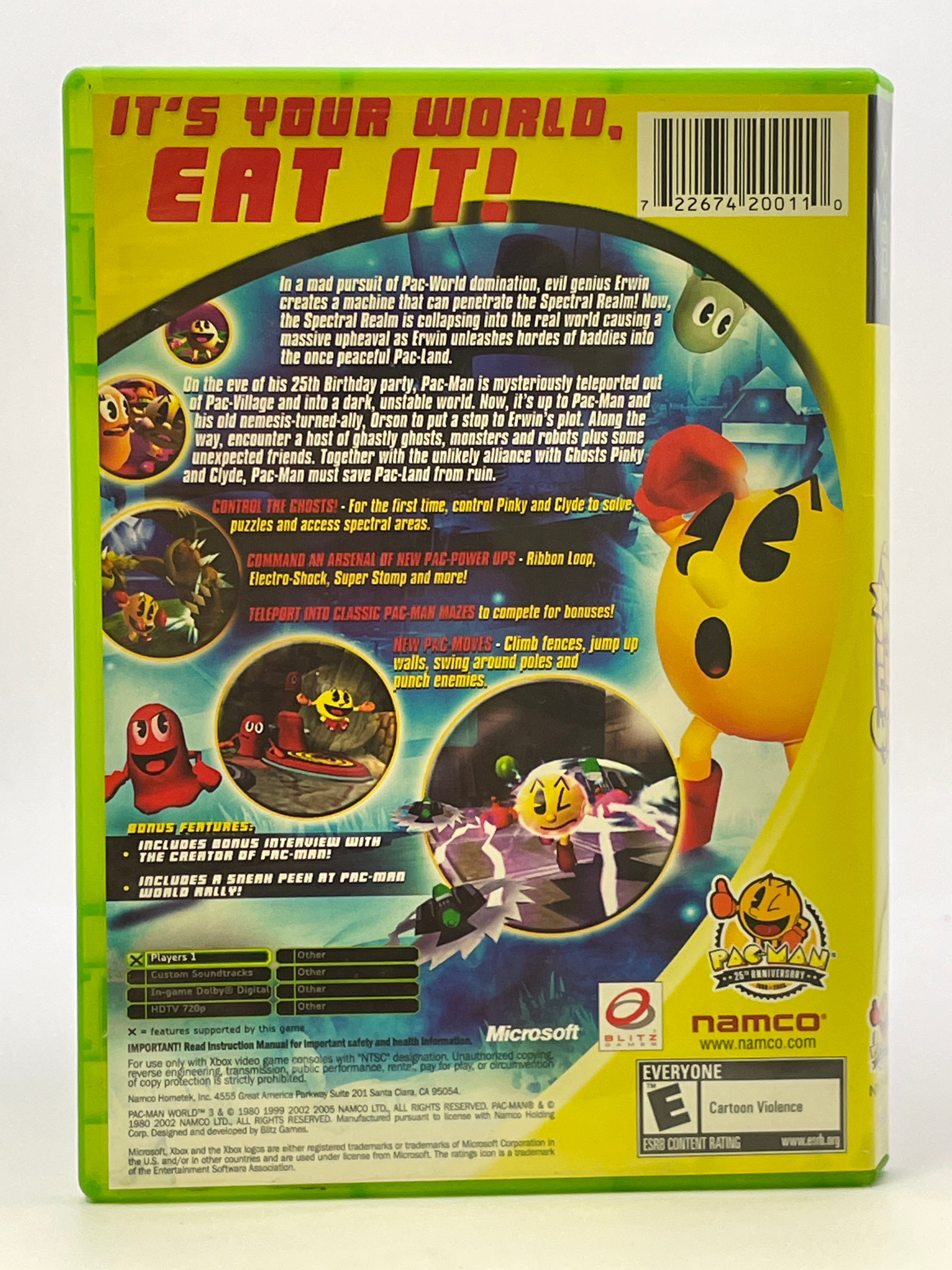 Pac-Man World 3 CL01 (Missing Manual) Original Xbox