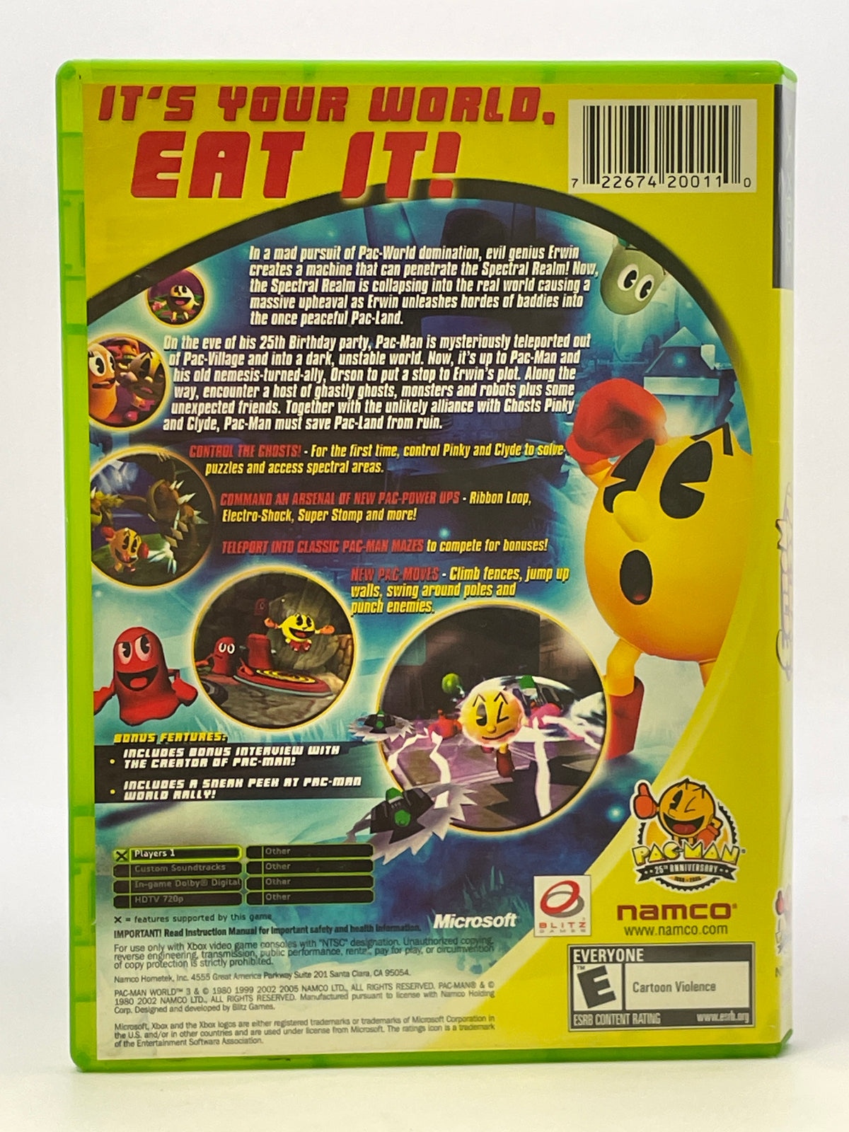 Pac-Man World 3 CL01 (Missing Manual) Original Xbox