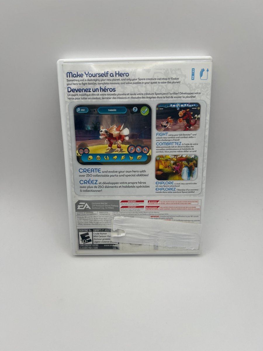 Spore Hero CL03 (CIB) Nintendo Wii