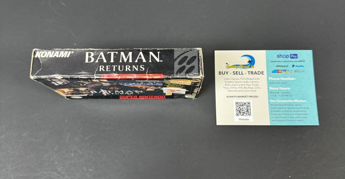 Batman Returns Super Nintendo CL 01