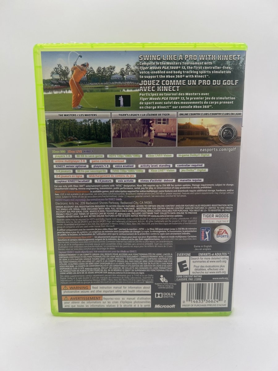 Tiger Woods PGA Tour 13 CL01 (CIB) Xbox 360