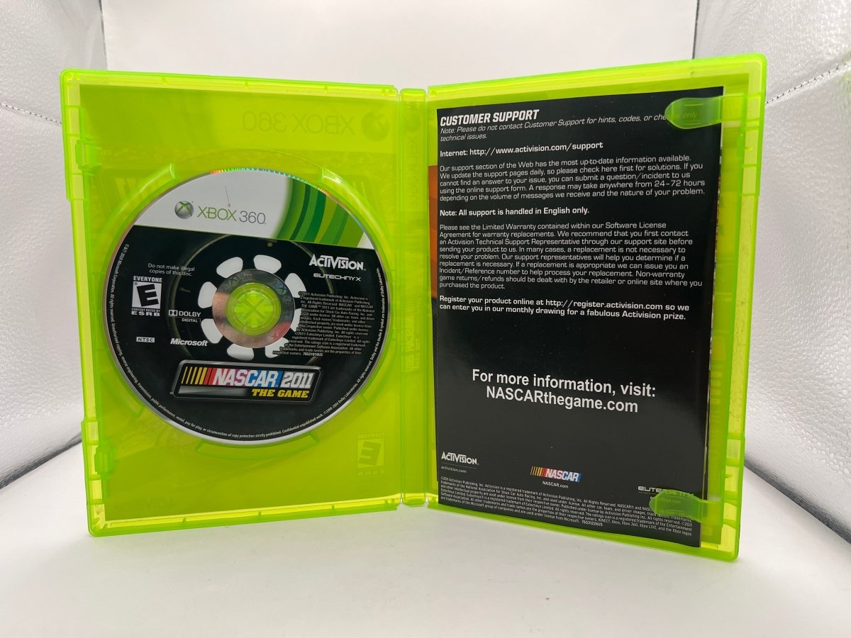 NASCAR The Game 2011 Xbox 360 CL01 (CIB) Xbox 360