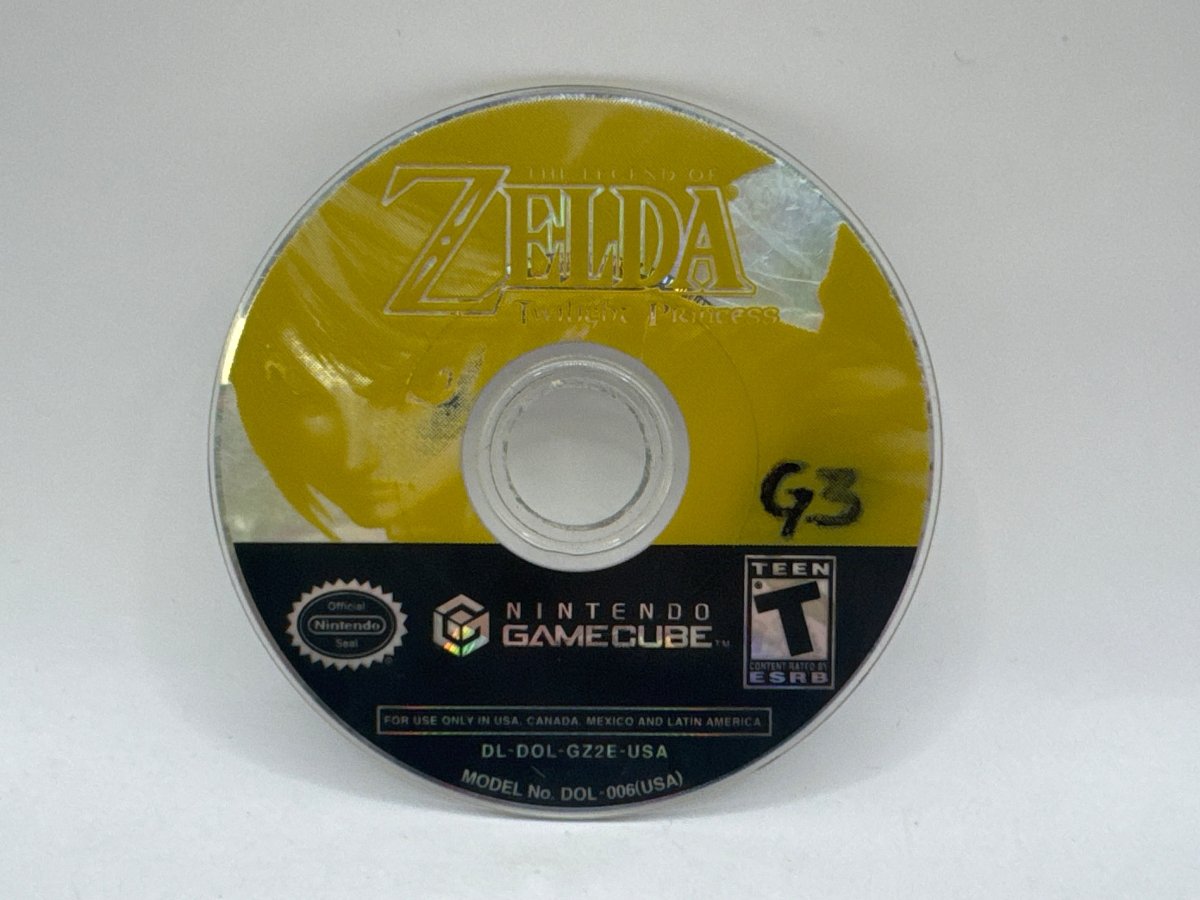 Zelda Twilight Princess CL01 (Disc Only) Nintendo GameCube