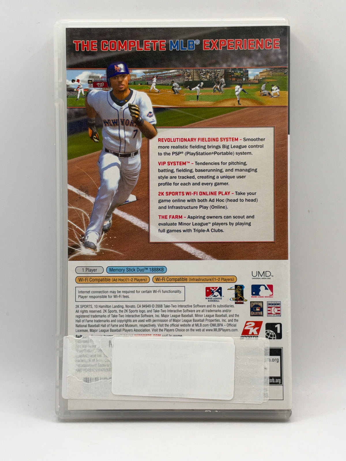 Major League Baseball 2K8 CL02 (CIB) PSP