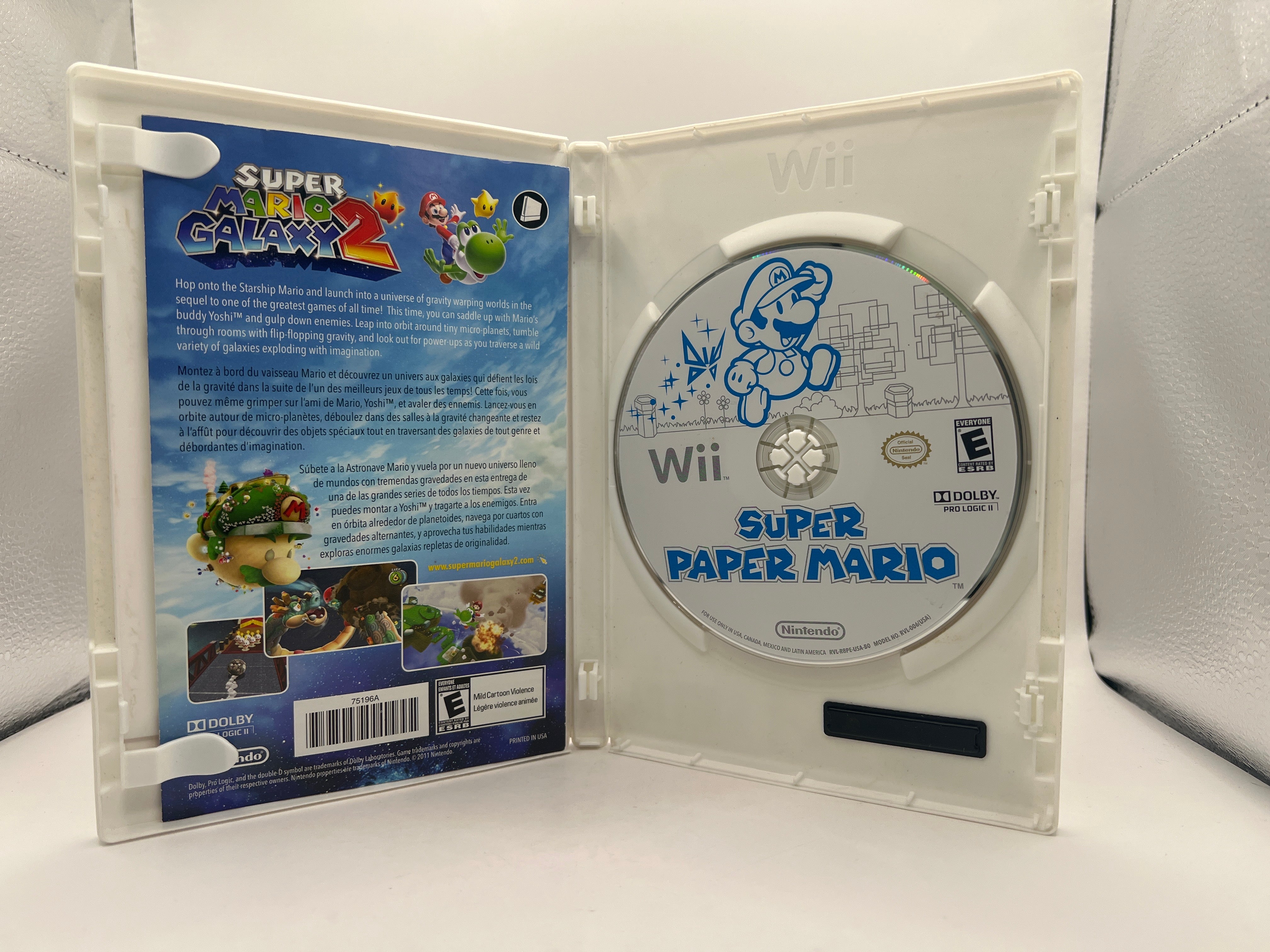 Super Paper Mario [Nintendo Selects] CL01 (Missing Manual) Nintendo Wii