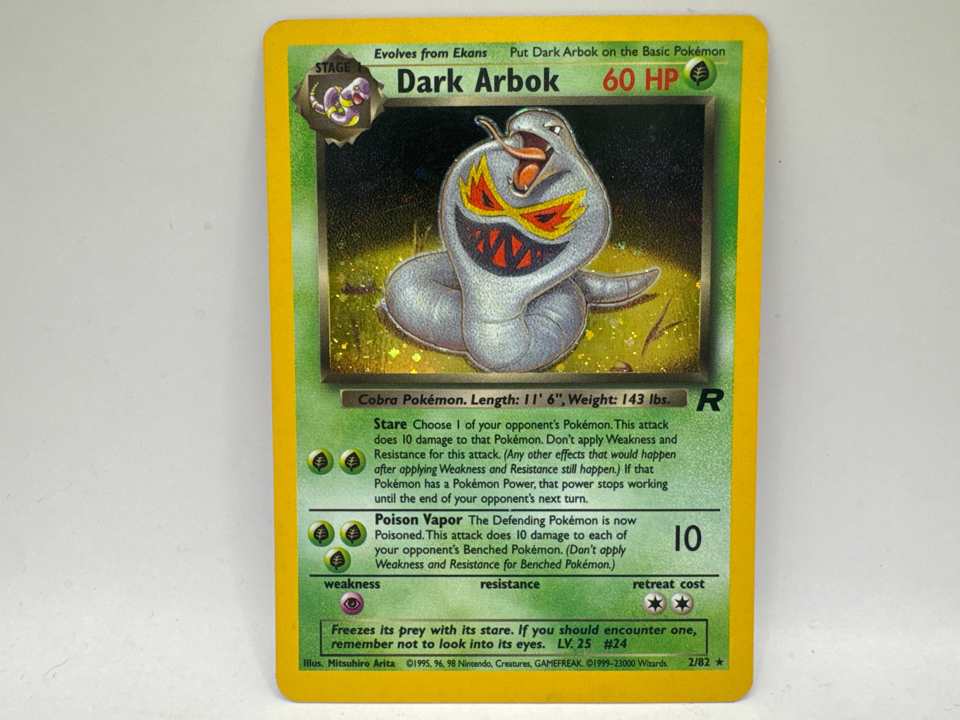 Dark Arbok 02/82 (HP) CL01 Pokemon