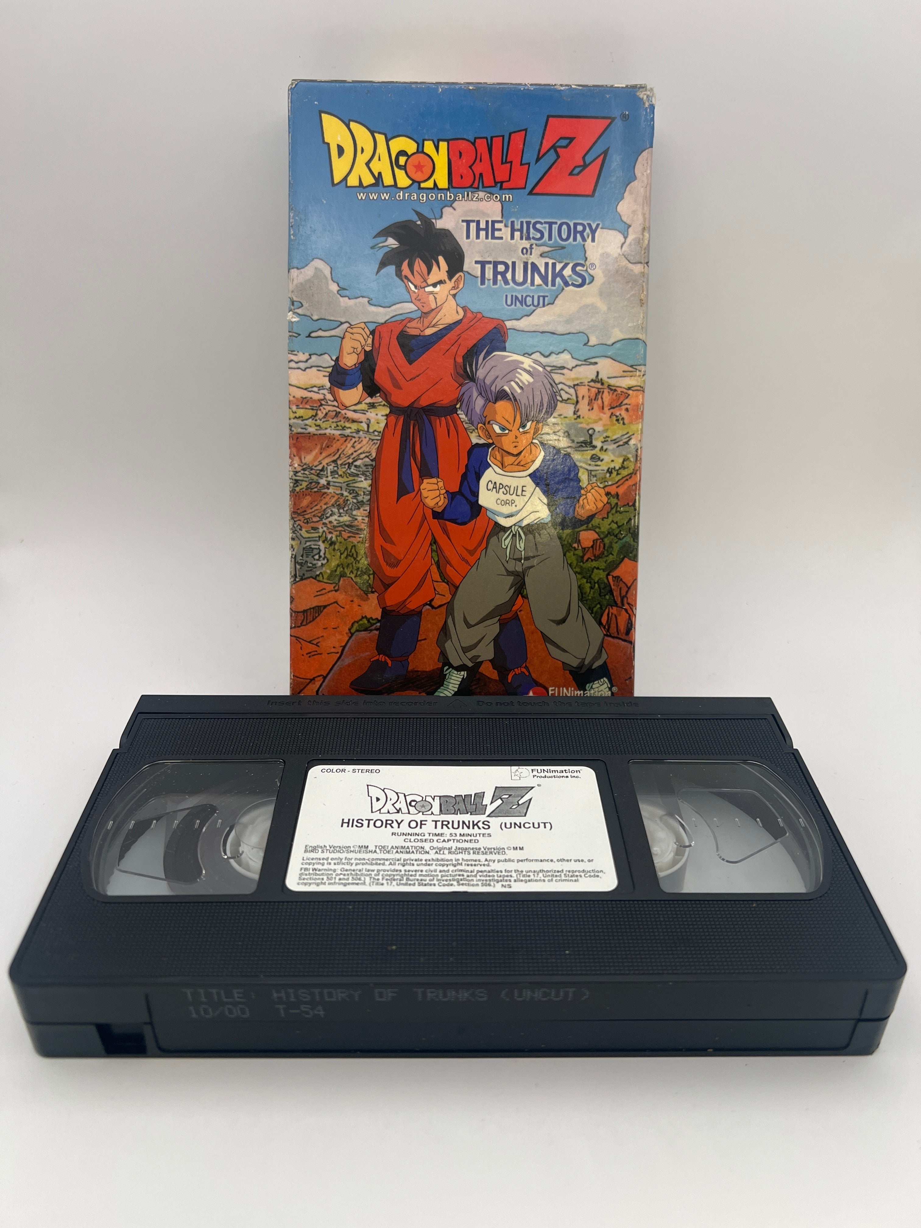 Dragon Ball Z - History Of Trunks (Uncut) (2000) Used VHS