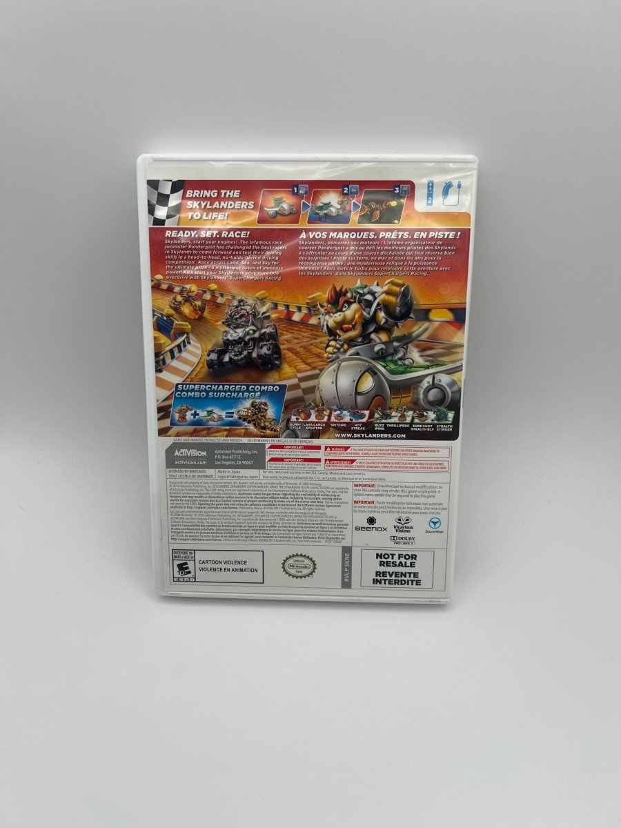 Skylanders Superchargers Racing CL01 (CIB) Nintendo Wii