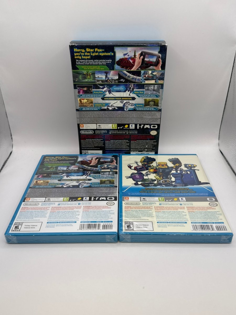 Star Fox Zero & Star Fox Guard CL01 (New) Nintendo Wii U