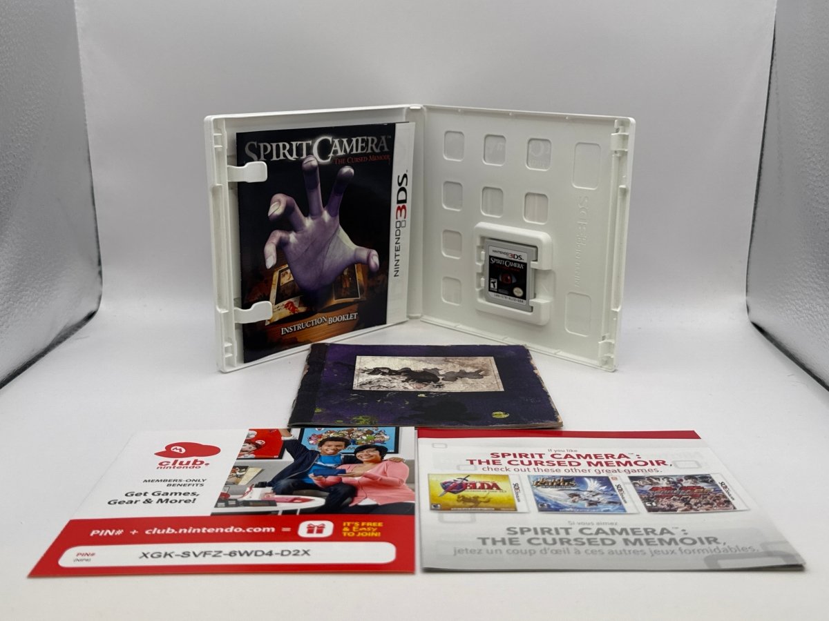 Spirit Camera The Cursed Memoir CL01 (CIB) Nintendo 3DS