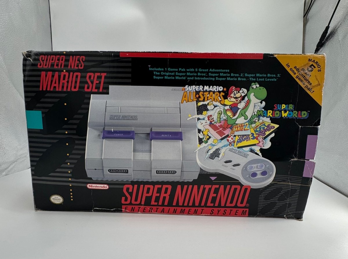 Super Nintendo Super Mario All Stars Set Console