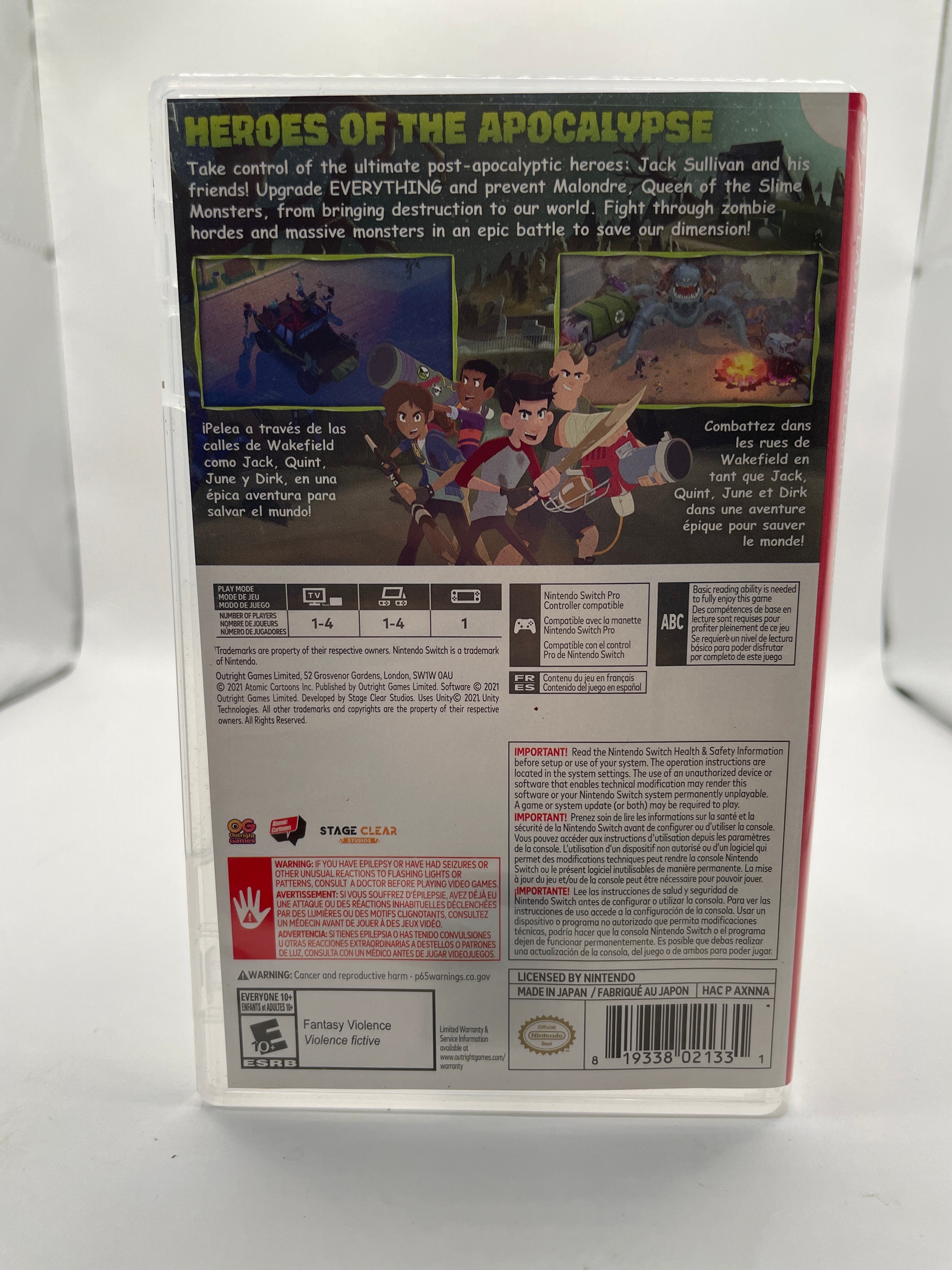 The Last Kids on Earth and the Staff of Doom CL01 (CIB) Nintendo Switch