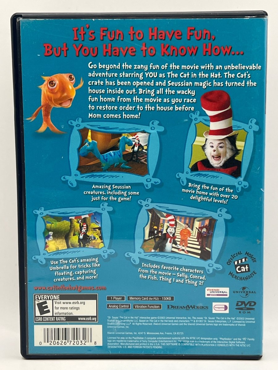 The Cat in the Hat CL01 (CIB) PlayStation 2