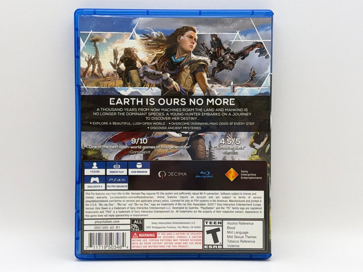 Horizon Zero Dawn CL01 (CIB) PlayStation 4