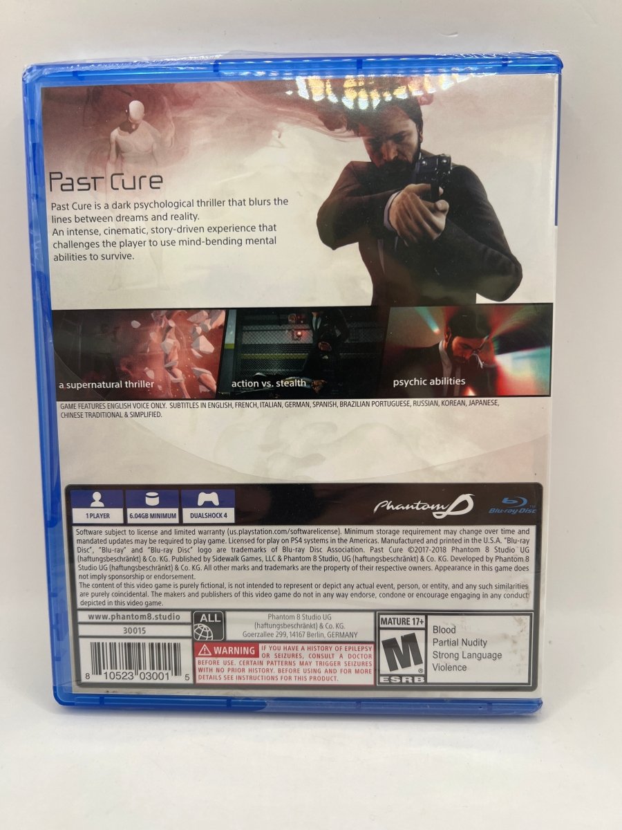 Past Cure CL01 (NEW) PlayStation 4