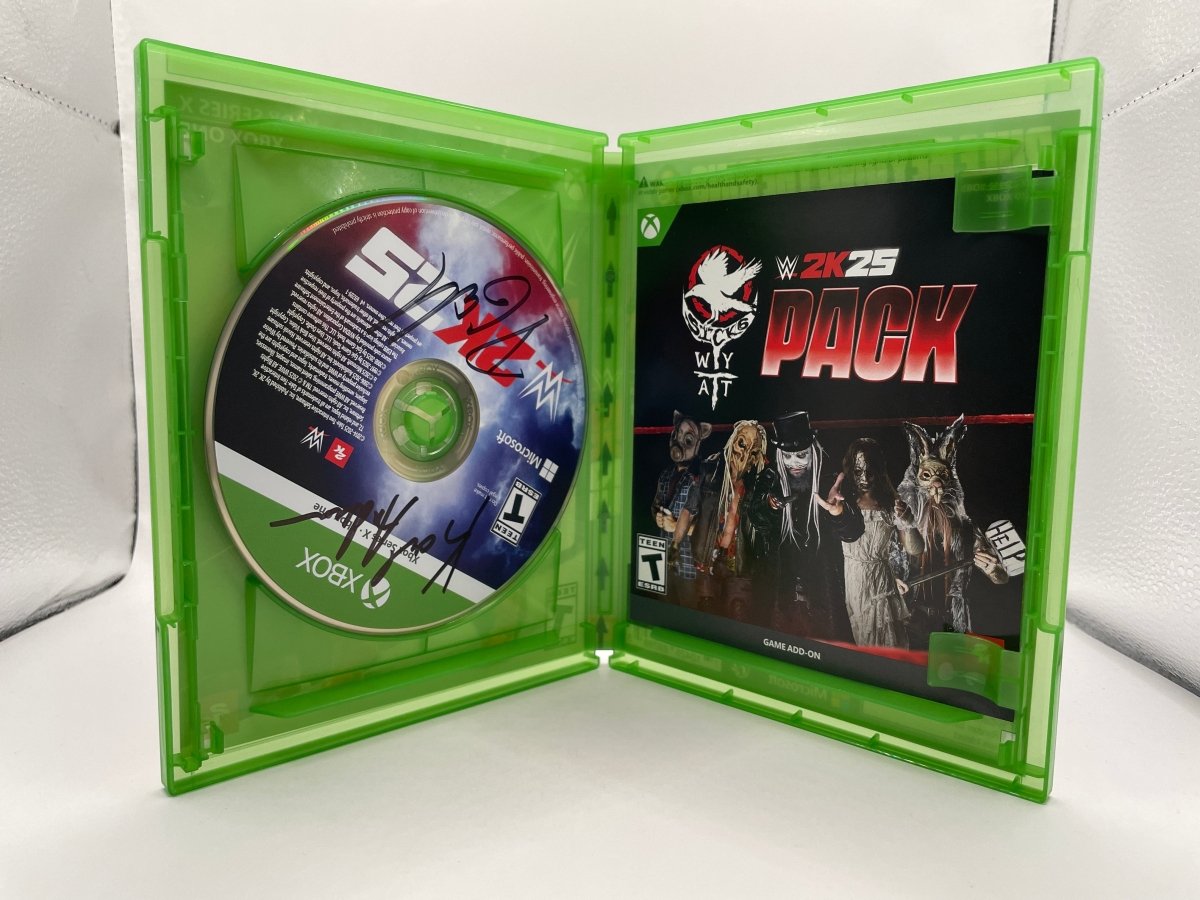 WWE 2K25 SIGNED ON DISC/LIMITED EDITION CARD DOC GALLOWS/KARL ANDERSON CL01 (CIB) Xbox Series X
