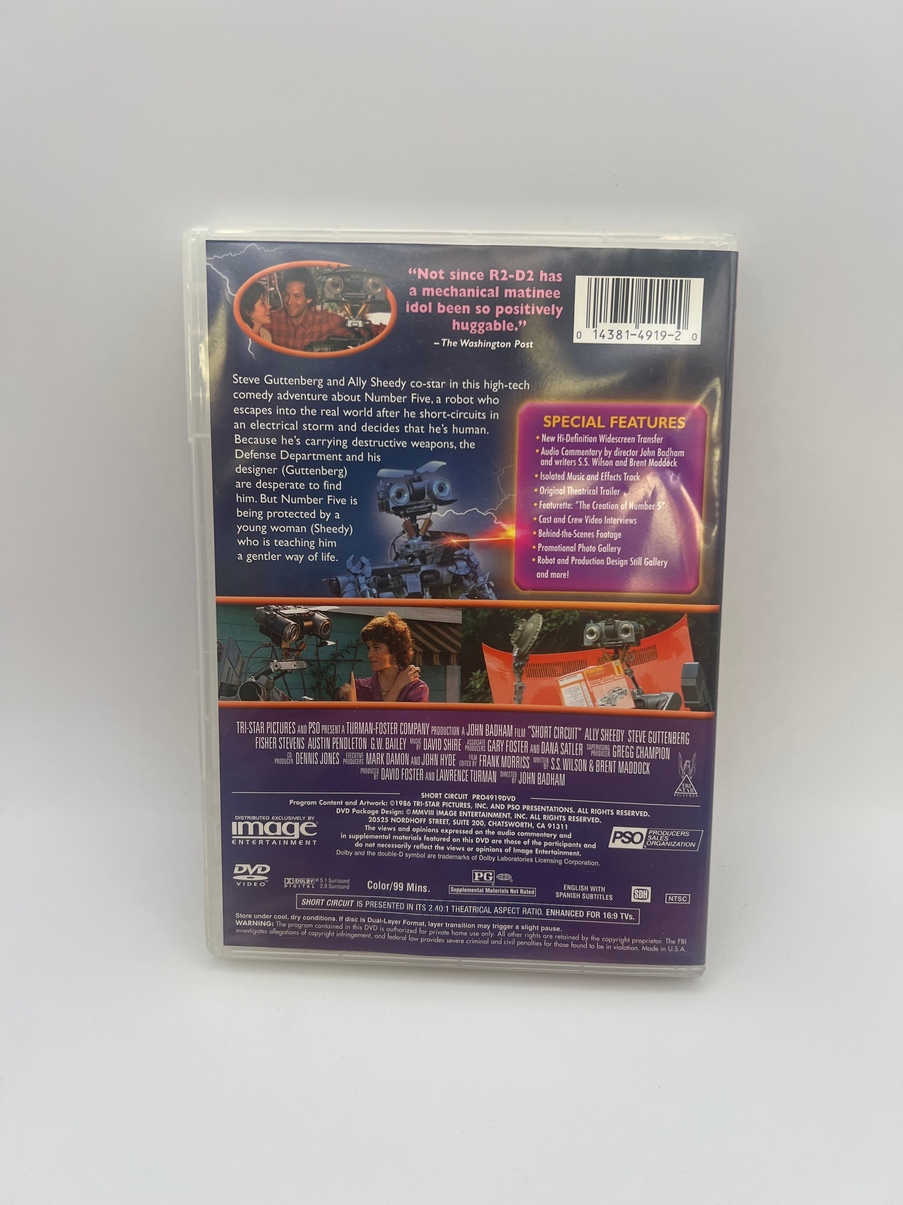Short Circuit (1986) Used DVD