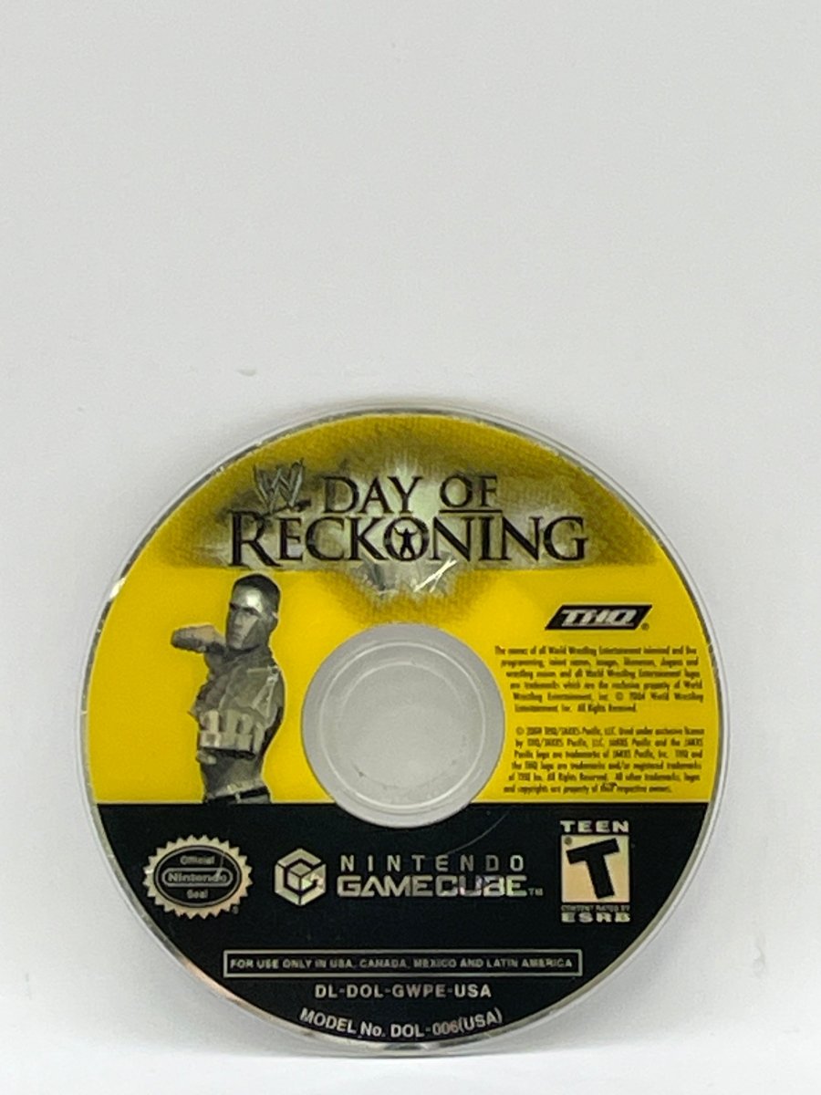 WWE Day of Reckoning CL01 (Disc Only) Gamecube