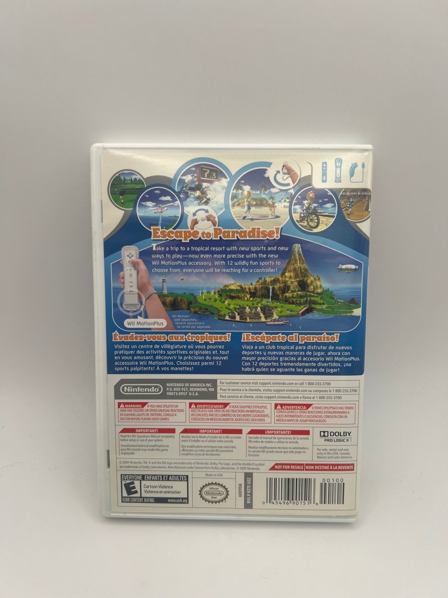 Wii Sports Resort CL01 (CIB) Nintendo Wii