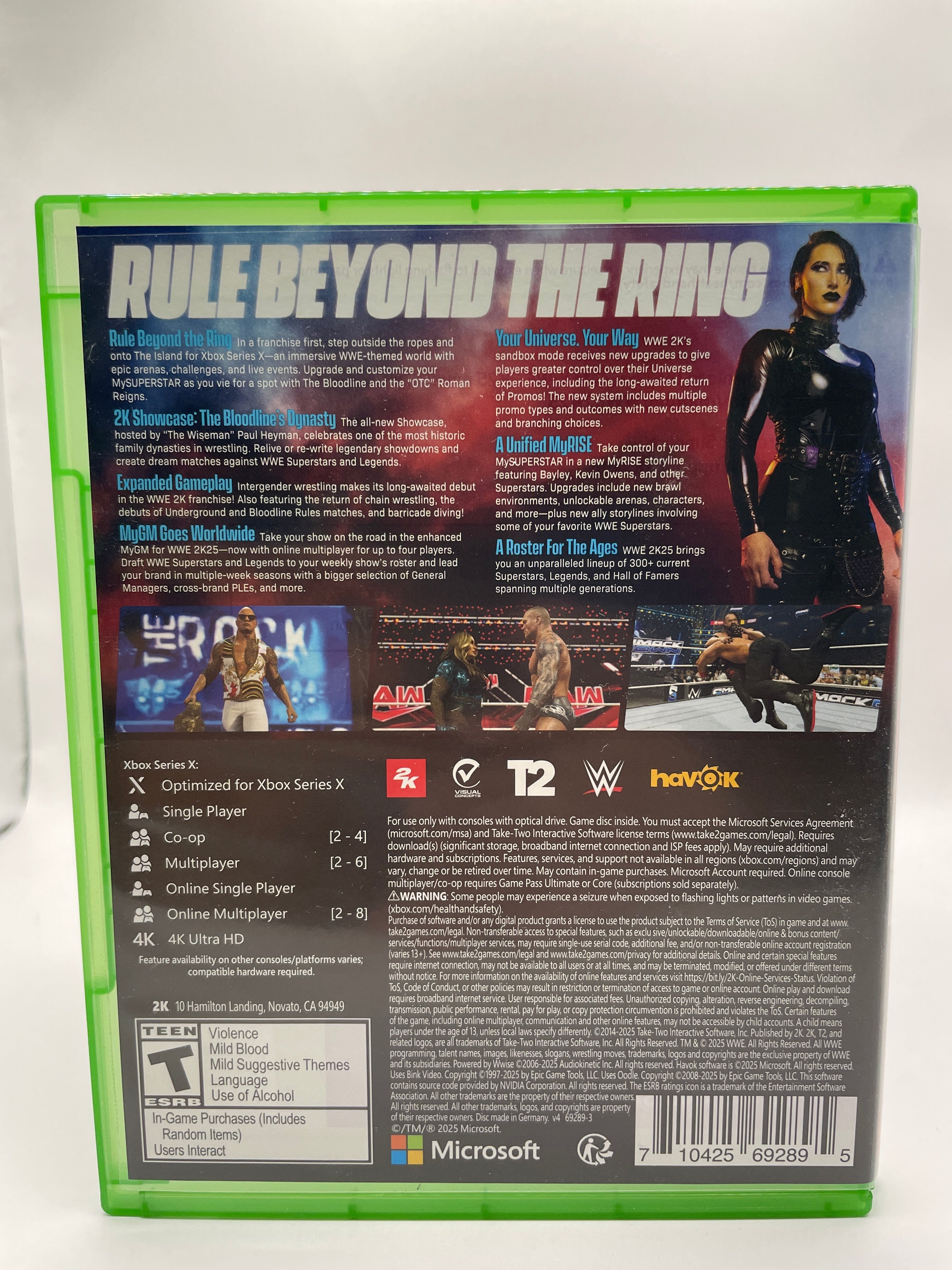 WWE 2K25 SIGNED ON DISC/LIMITED EDITION CARD DOC GALLOWS/KARL ANDERSON CL02 (CIB) Xbox Series X