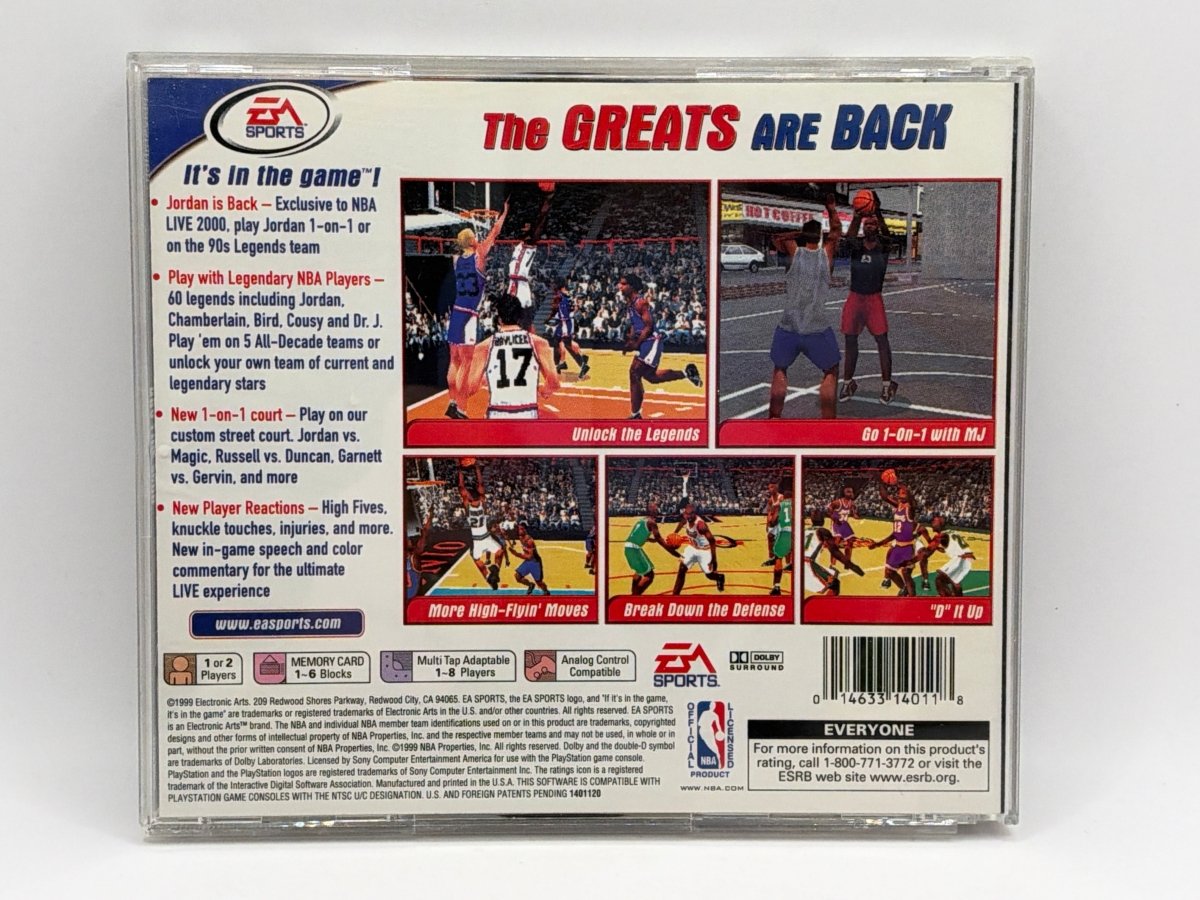 NBA Live 2000 CL02 (CIB) Playstation One