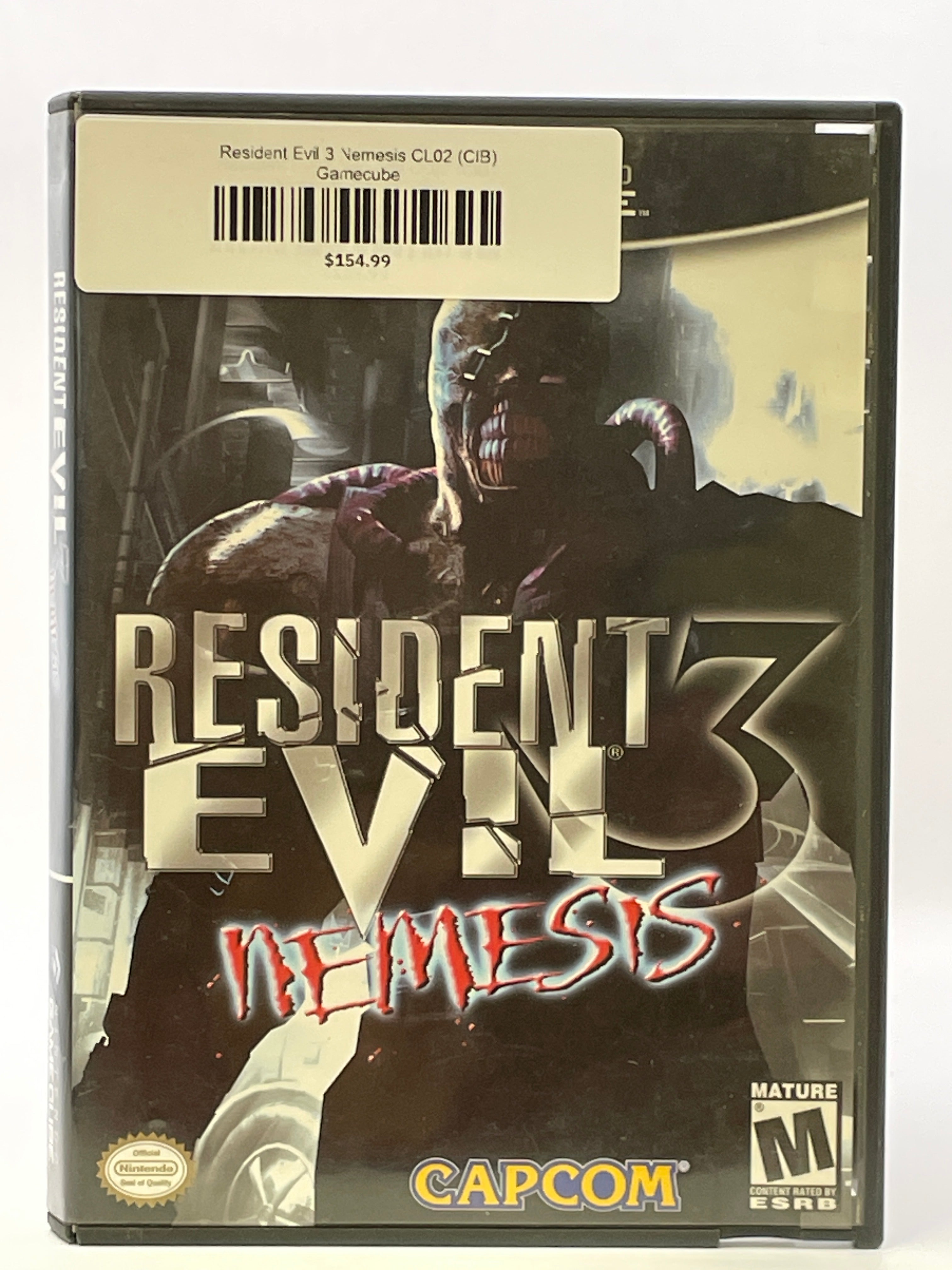 Resident Evil 3 Nemesis CL02 (CIB) Gamecube