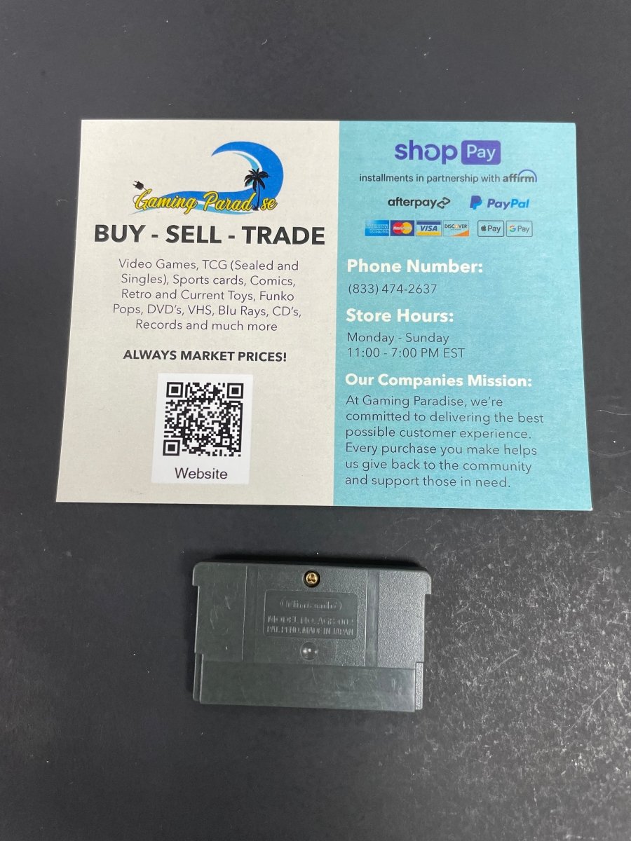 Shaun Palmers Pro Snowboarder Gameboy Advance CL 02