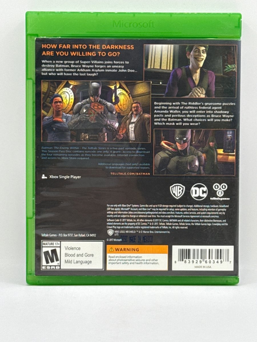 Batman: The Enemy Within CL01 (CIB) Xbox One
