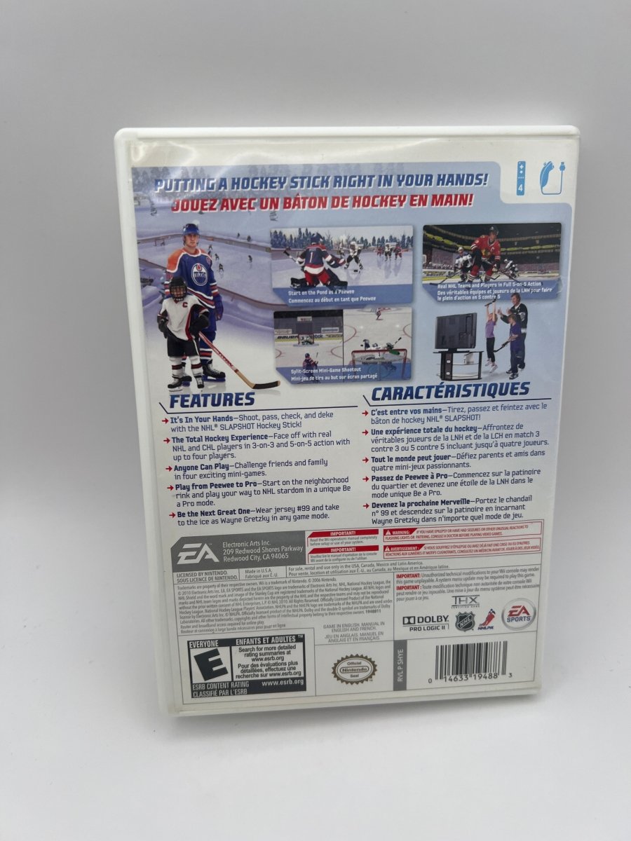NHL Slapshot CL01 (CIB) Nintendo Wii