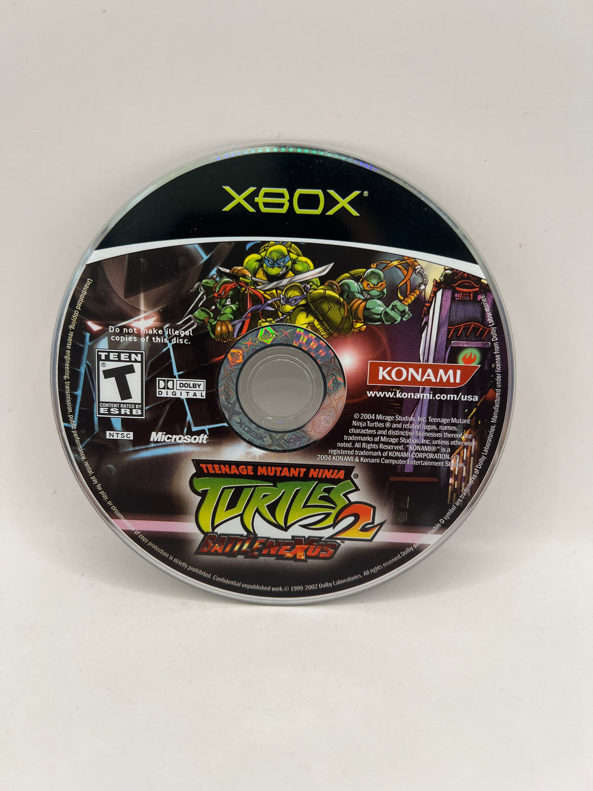 Teenage Mutant Ninja Turtles 2: Battle Nexus CL01 (Disc Only) Original Xbox